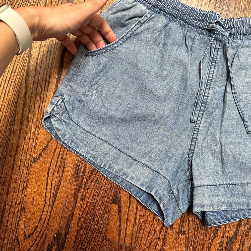 Universal Thread Blue Shorts Lightweight Drawstri… - image 3